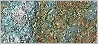 Europa surface by Galileo from the distance of 600 km| A Galileo felvétele az Európa felszínéről 600 km távolságból