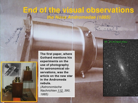 István Jankovics: Gothard Astrophysical Observatory 1881-2006