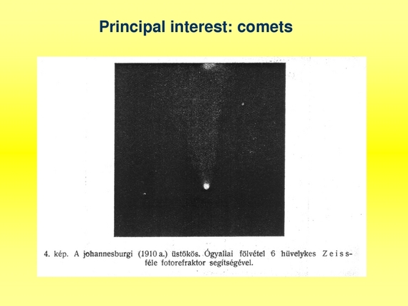 Béla Szeidl: The Hungarian astronomy in the morning of astrophysics