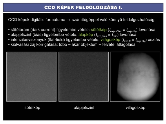 Dr. Kovács József (ELTE Gothard Asztrofizikai Obszervatórium): CCD technika a csillagászatban