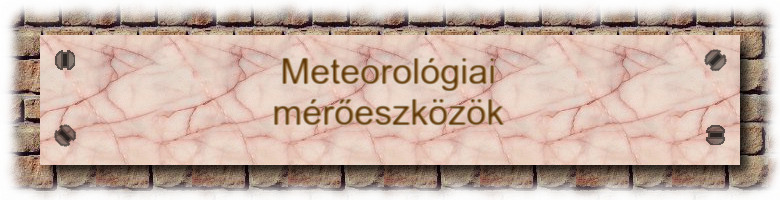 Meteorológiai mérőeszközök